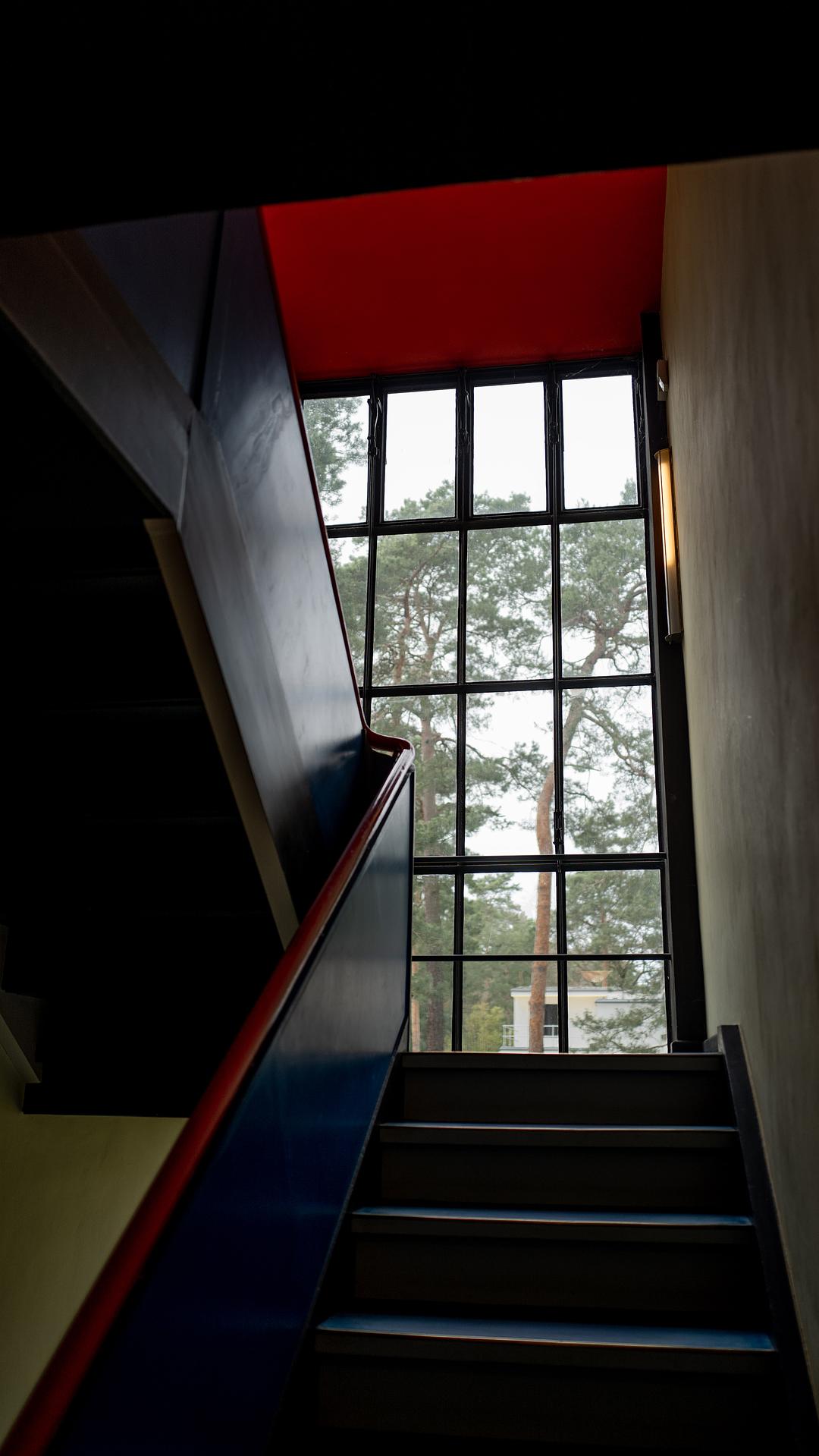 Colors and floor-to-ceiling windows